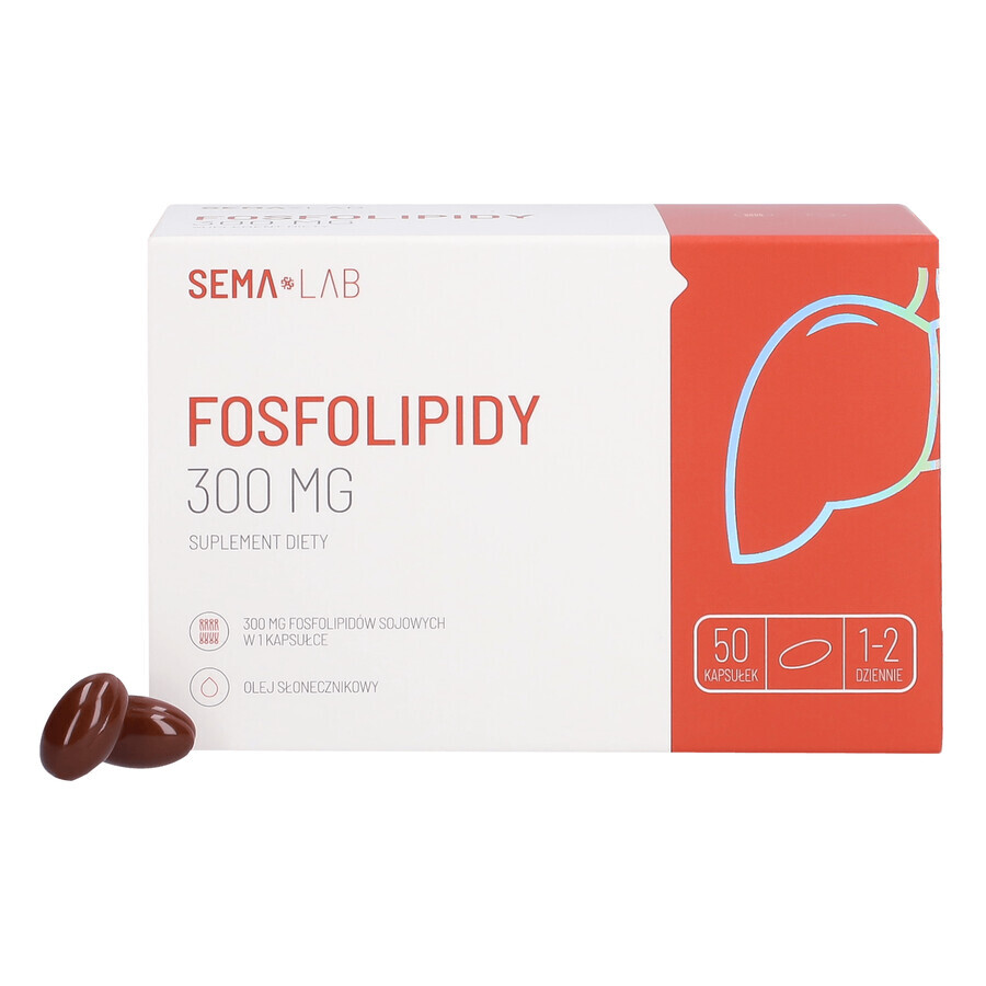 SEMA Lab Phospholipide 300 mg, 50 Kapseln