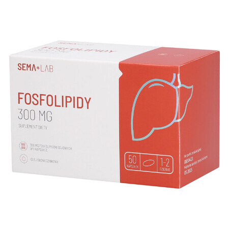 SEMA Lab Fosfolipidi 300 mg, 50 capsule