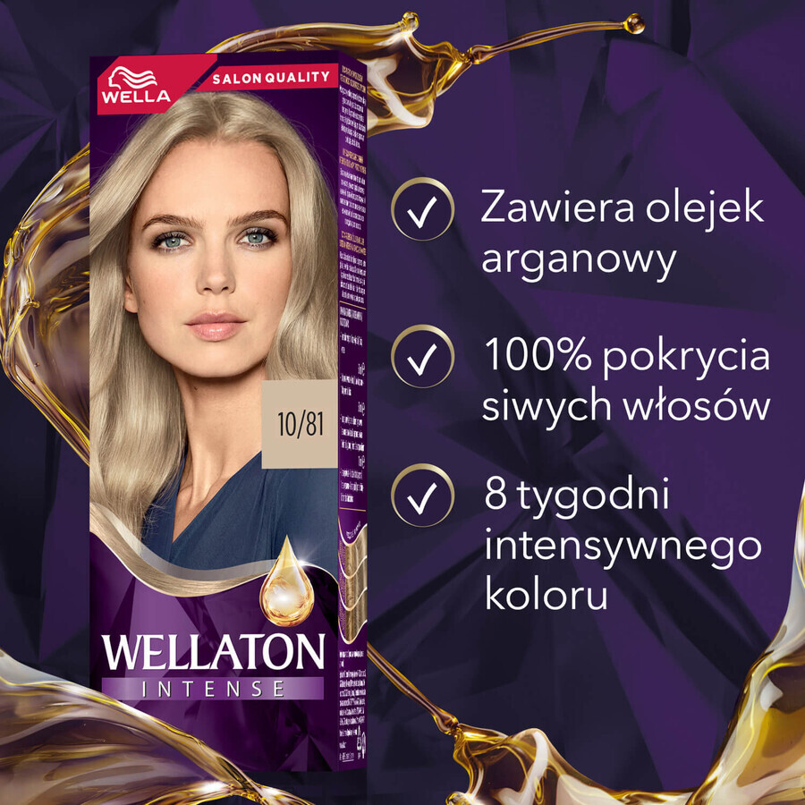 Wellaton, intensieve kleurcrème, 9/0 badzo lichtblond, 110 ml