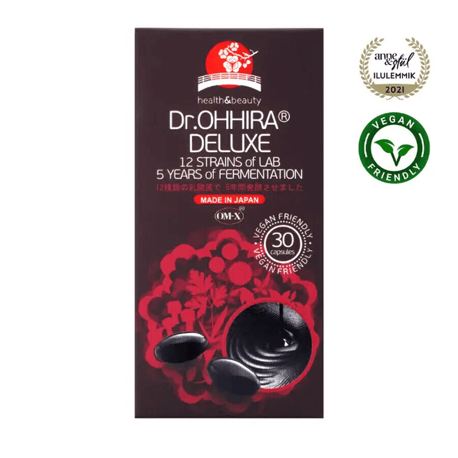 Dr. Ohhira Complesso Deluxe di 12 ceppi batterici dell'acido lattico, 30 capsule