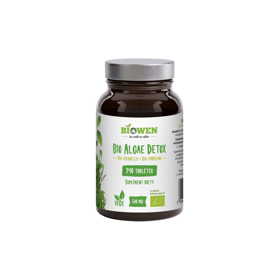 Biowen Bio Algen Detox, 240 tabletten