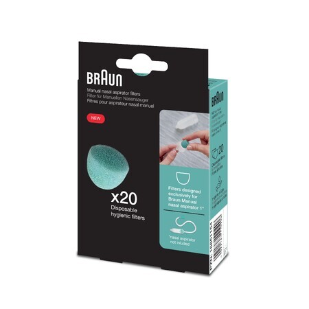 Braun BNF020EU, filters voor handafzuiging, wegwerp, 20 stuks