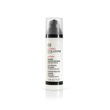 Crème hydratante pour le visage et les yeux pour hommes, 80 ml, Collistar