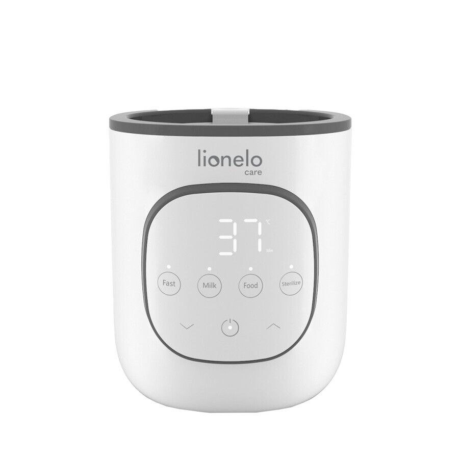 Lionelo Care Thermup 2.0 Wit, flessenwarmer met sterilisatiefunctie, 240 ml