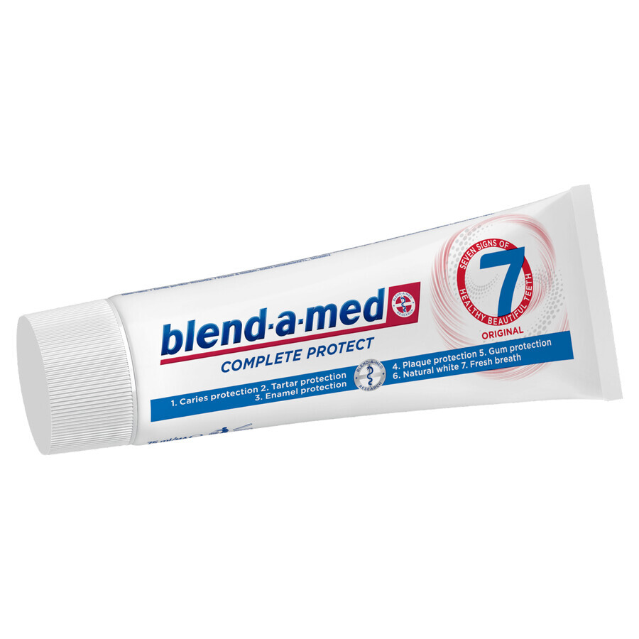 Blend-a-med Complete Protect 7, tandpasta, Original, 75 ml