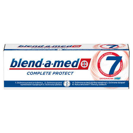 Blend-a-med Complete Protect 7, tandpasta, Original, 75 ml