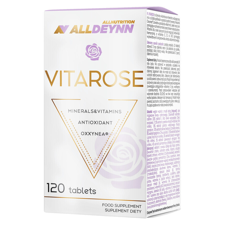 Allnutrition Alldeynn VitaRose, 120 tabletten