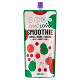 Owolovo Smoothie in een tube, appel, kers, peer, 250 ml