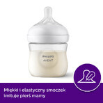 Avent Natural Response, fles met responsieve speen, flow 2, SCY900/01, vanaf de geboorte, 125 ml 