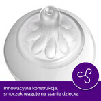 Avent Natural Response, fles met responsieve speen, met AirFree-ventiel, debiet 2, SCY670/01, vanaf de geboorte, 125 ml 