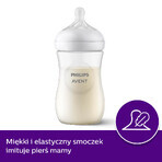 Avent Natural Response, biberon con tettarella reattiva, flusso 3, SCY903/01, dopo 1 mese, 260 ml 