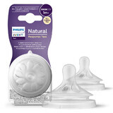 Avent Natural Response, responsieve flessenspeen, flow 3, SCY963/02, na 1 maand, 2 stuks