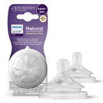 Avent Natural Response, Reactive Bottle Nipple, Flow 4, SCY964/02, After 3 Months, 2 Units