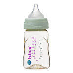 B.Box, bottle with teat, sage, from birth, 180 ml