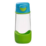 B.Box, water bottle with mouth, tritan, bottle for children, Ocean Breeze, from 9 months, 450 ml