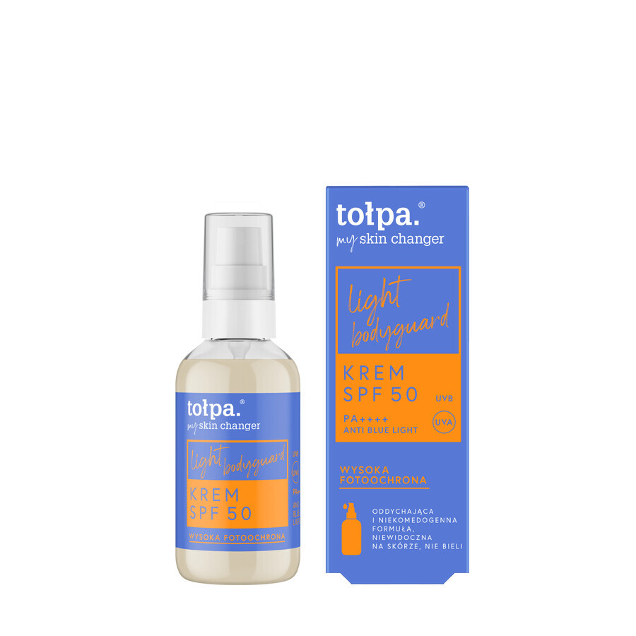 Tolpa My Skin Changer Light Bodyguard, protecție solară, SPF 50, 45 ml 