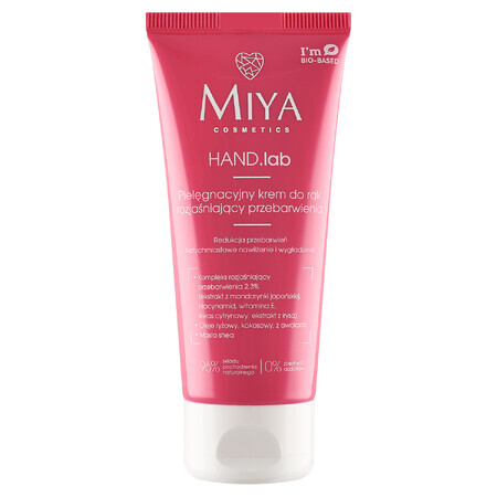 Miya HAND.lab, crema de manos para el cuidado de las decoloraciones, 60 ml