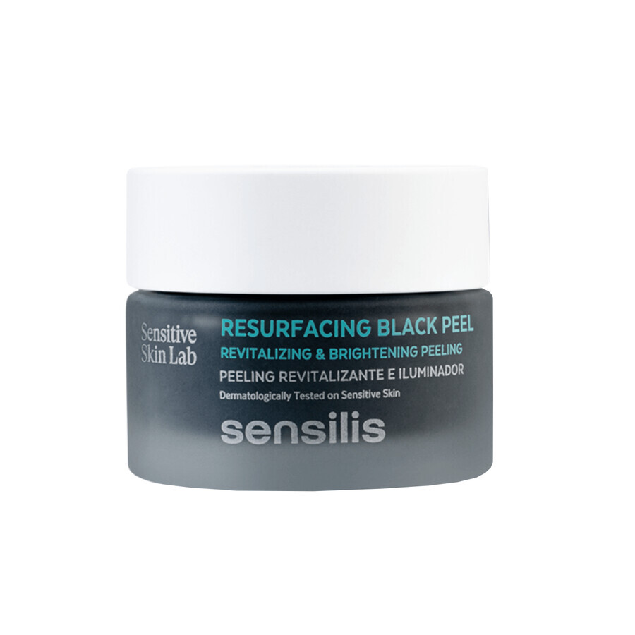 Sensilis Skin Delight Black Peel, revitaliserende zwarte peeling, 50 g