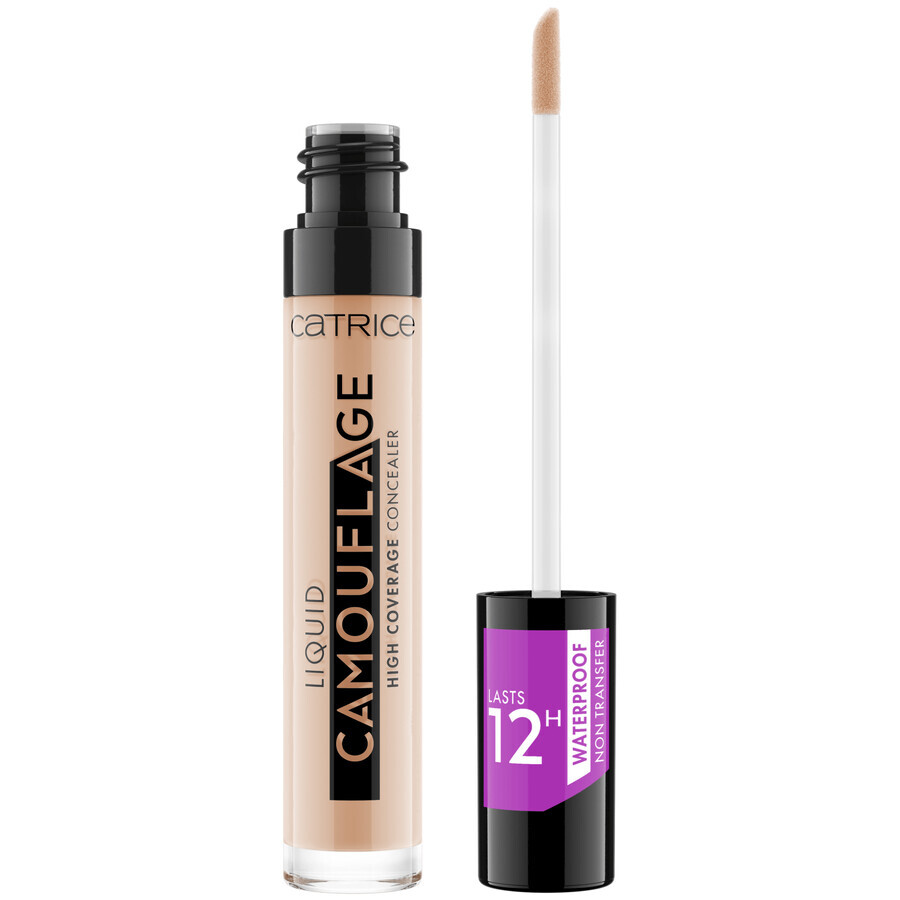 Catrice Liquid Camouflage, vloeibare concealer voor het gezicht, 005 Licht Natuurlijk, 5 ml