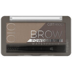 Catrice Brow Powder Set Waterproof, eyebrow set, no. 10 Ash Blonde, 4g