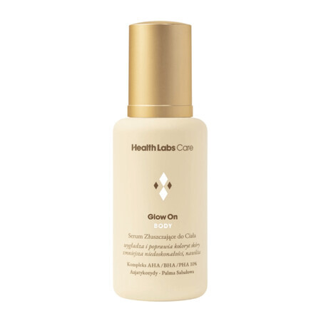 Health Labs Glow On, exfoliërend serum voor het lichaam, 100 ml