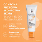 Iwostin Solecrin Lucidin Set, Schutzcreme Aufhellung Hyperpigmentierung, SPF 50+, 2 x 50 ml + Strandball gratis