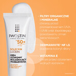 Iwostin Solecrin Lucidin Set, Schutzcreme Aufhellung Hyperpigmentierung, SPF 50+, 2 x 50 ml + Strandball gratis