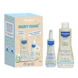 Mustela Baby Hair set, zachte shampoo, 500 ml + verfrissende ontwarrende spray, 200 ml