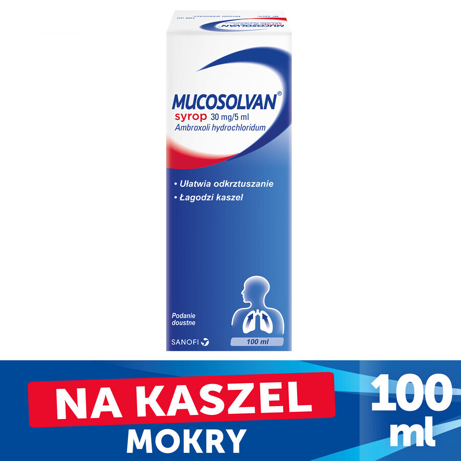 Mucosolvan 30 mg/5 ml, siroop, 100 ml