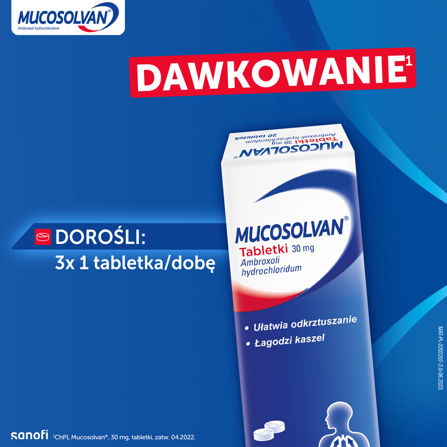 Mucosolvan 30 mg, 20 tabletten