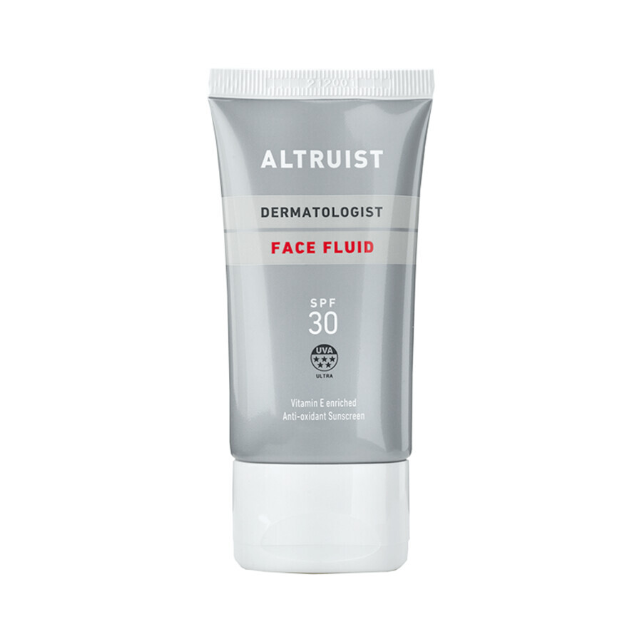 Altruist Sunscreen Face Fluid, Sonnenschutzmittel mit Niacinamid, SPF30, 50 ml