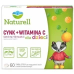 Naturell Zinco + Vitamina C per bambini, gusto arancia, 60 compresse masticabili