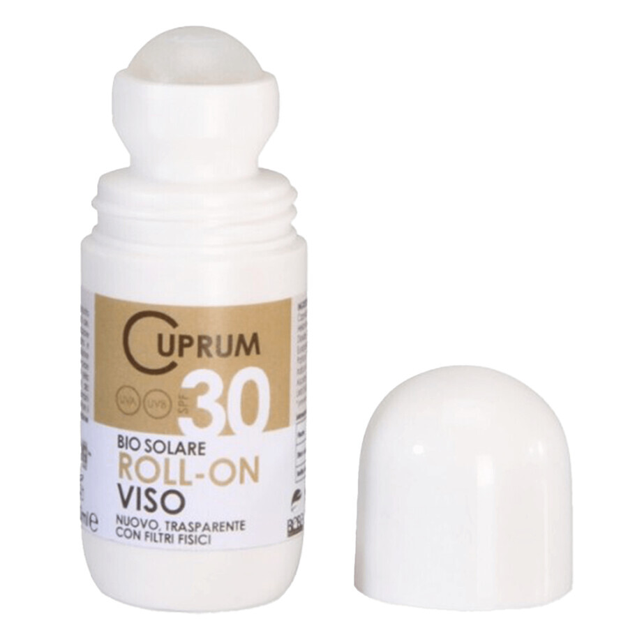 Linea Beba Cuprum, protezione solare per viso e corpo, roll-on, SPF 30, 50 ml