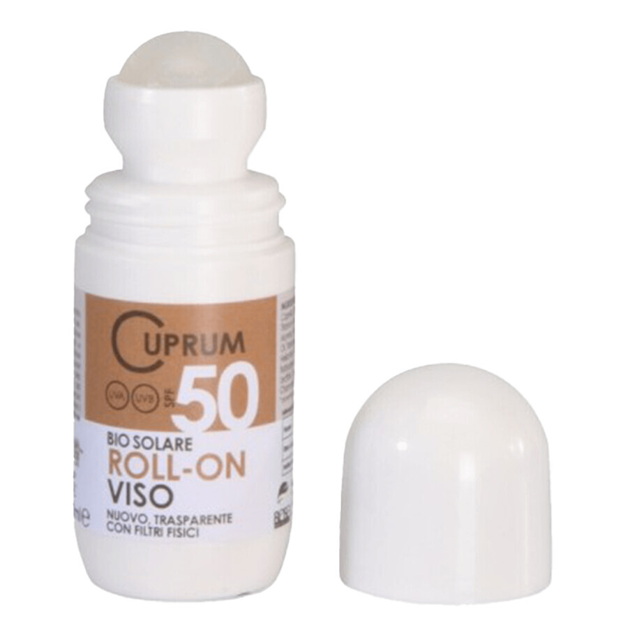 Beba Cuprum Line, zonnebrandcrème voor gezicht en lichaam, roll-on, SPF 50, 50 ml