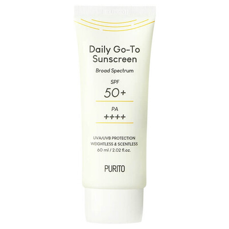 Crème solaire quotidienne SPF 50, 60 ml, Purito