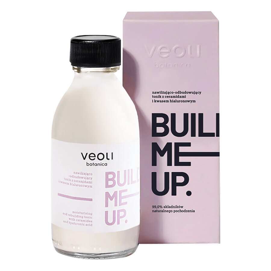 Veoli Botanica Build Me Up, tonic hidratant și reconstructiv cu ceramide și acid hialuronic, 150 ml