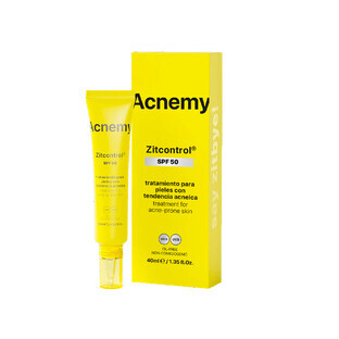 Crème anti-acné avec SPF50 Zitcontrol, 40 ml, Acnemy