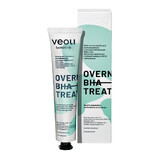 Veoli Botanica Overnight BHA Treatment, crème de nuit réduisant les imperfections avec de l'acide salicylique BHA 1,5%, de l'extrait actif de thé vert avec EGCG et du squalane, 50 ml