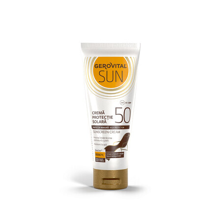 Gerovital Sun Sun Protection Cream SPF50, 100ml, Farmec