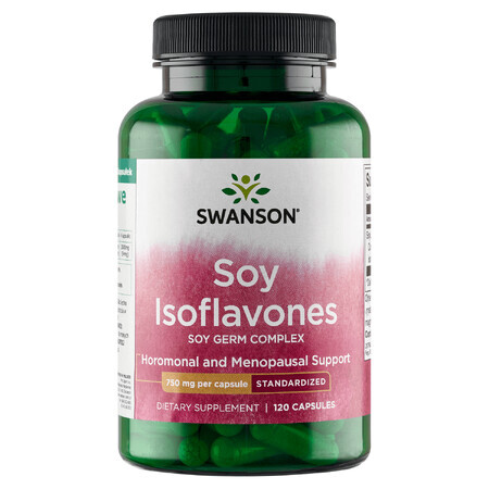 Swanson Soy Isoflavones, isoflavones de soja, 120 gélules