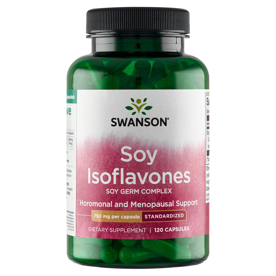 Swanson Soy Isoflavones, isoflavones de soja, 120 gélules