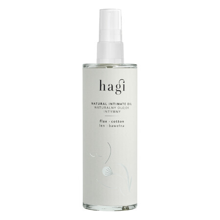 Hagi Lino e Cotone, olio intimo naturale, 100 ml