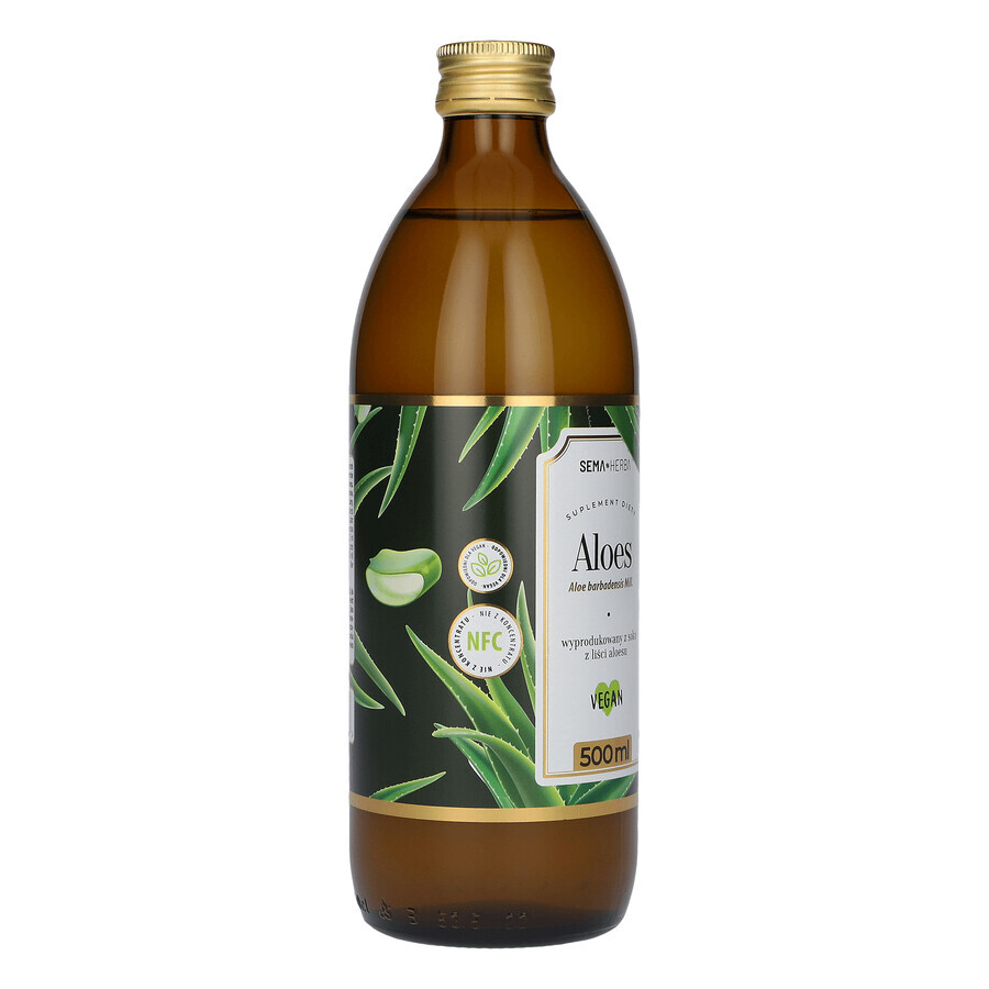 SEMA Herba Aloe, leaf juice, 500 ml