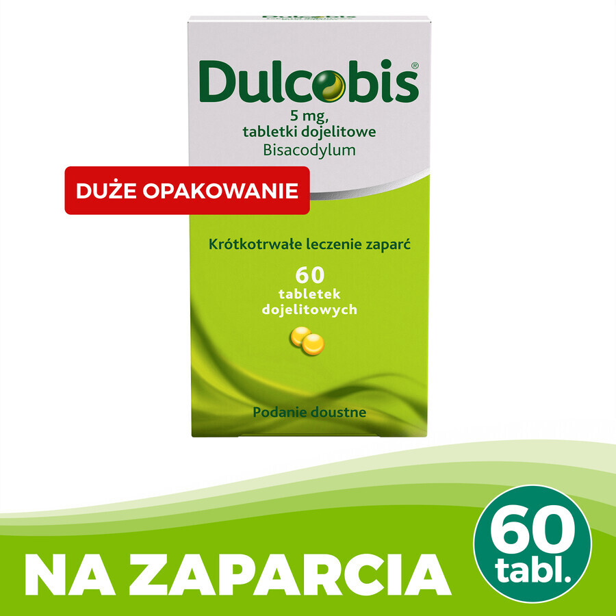 Dulcobis 5 mg, 60 enterale tabletten