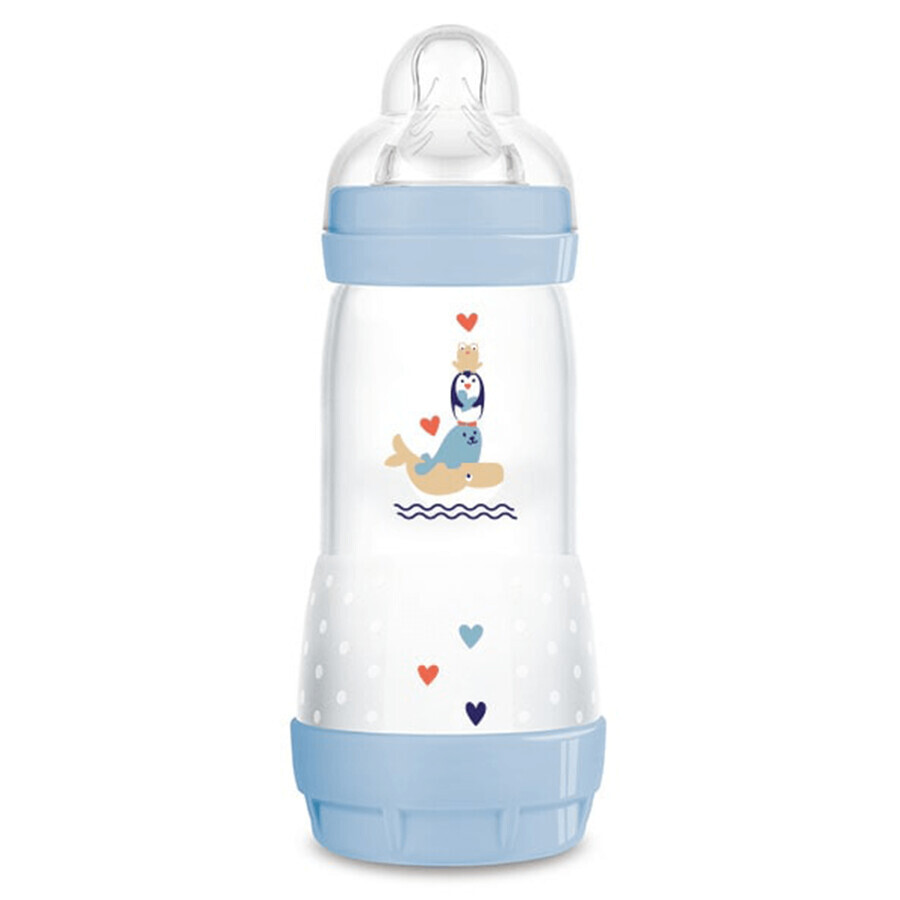 MAM Perfect Start Anti-Colic, anti-colic fles, Better Together, jongen, vanaf 4 maanden, 320 ml