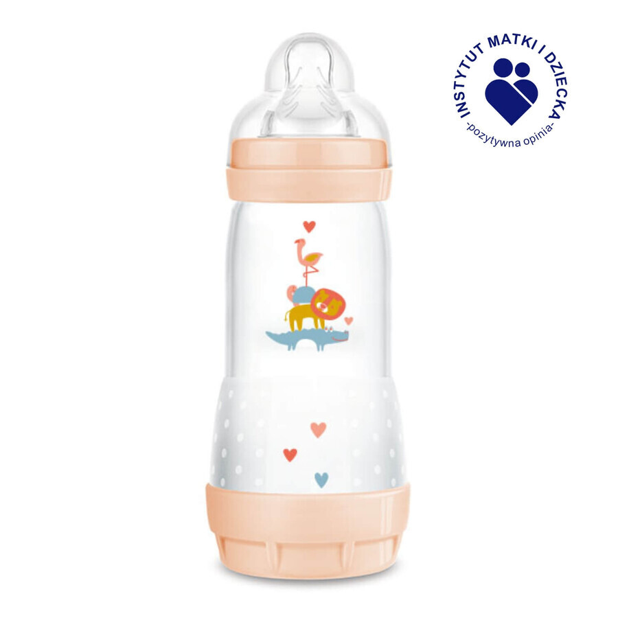 MAM Perfect Start Anti-Colic, anti-colic fles, Better Together, meisje, vanaf 4 maanden, 320 ml