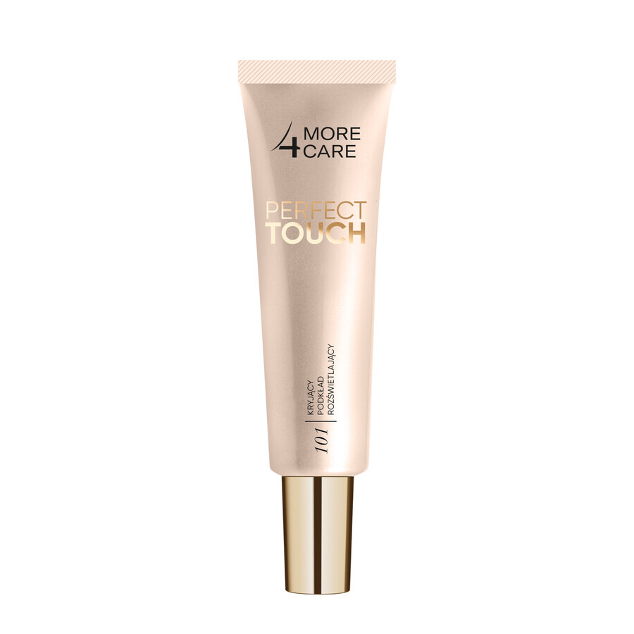 More4Care Perfect Touch, dekkende verlichtende foundation, 101 Ivoor, 30 ml