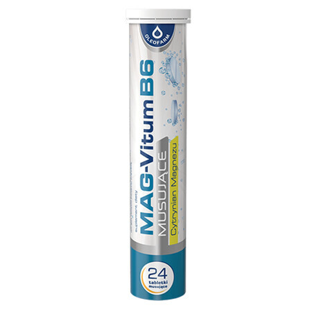 Mag-Vitum B6 bruistabletten, sinaasappelsmaak, 24 bruistabletten