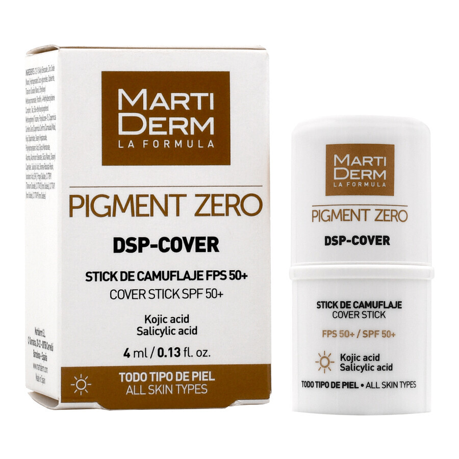 MartiDerm Pigment Zero, DSP concealer met depigmenterende werking, SPF 50+, 4 ml