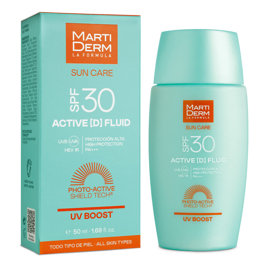 MartiDerm Sun Care Active D, gezichtsvloeistof met zonnebrand SPF 30, 50 ml